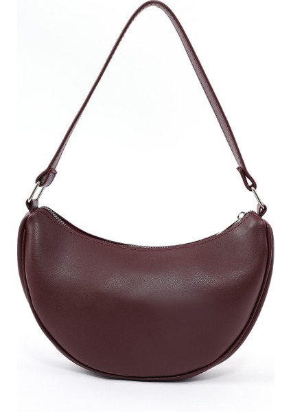 Bordo SHK26 Tek Bölmeli Suni Deri El ve Omuz Çantası U:12 E:26 G:6 cm modelleri