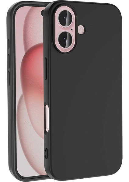 Apple iPhone 16 Kılıf Cppl Lsr Laaakan Kapak-Siyah