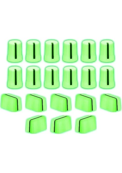 Chroma Caps Pro Pack (Luna Glow) | Chroma Caps Pro Paketi: 12X 90º Super Knobs, 5x