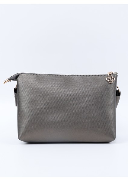 Gümüş SHK226 Suni Deri, Fermuarlı 3 Bölmeli El, Kol ve Omuz Çantası modelleri