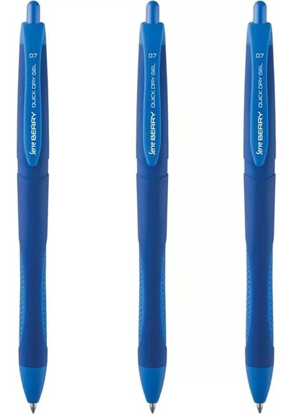 Jel Kalem Berry 07 Koyu Mavi̇ 3lü Set