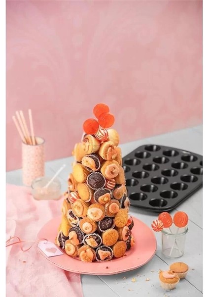 Muffin Kalip Mi̇ni̇ 24 Hazn. 38 x 27CM fiyatları