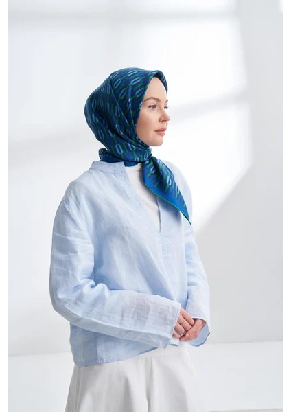 Lıne Desen Twıll Ipek Eşarp -4304-42