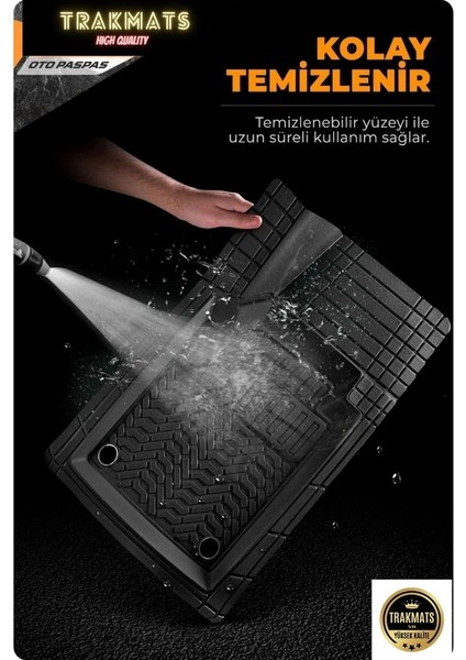 Toyota Verso 2009-2010-2011-2012-2013-2014-2015 Kesilebilir, Evrensel, Yumuşak, Orjinal Oto Paspas Siyah, Kauçuk/pvc Araba Paspası