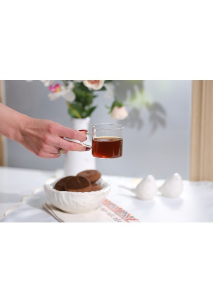 6’lı Cam Espresso Fincan Seti – Şık Sunumlar Için Zarif ve Dayanıklı Kahve Keyfi