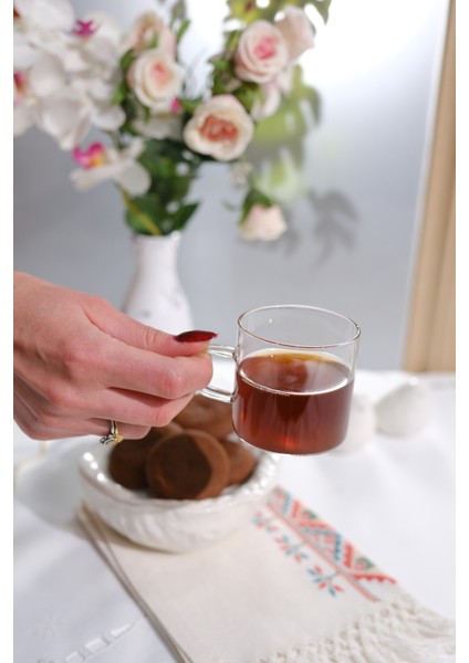 6’lı Cam Espresso Fincan Seti – Şık Sunumlar Için Zarif ve Dayanıklı Kahve Keyfi