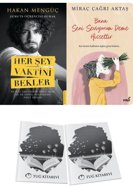 Her Şey Vaktini Bekler ve Bana Seni Seviyorum Deme Hissettir + Hediyeli