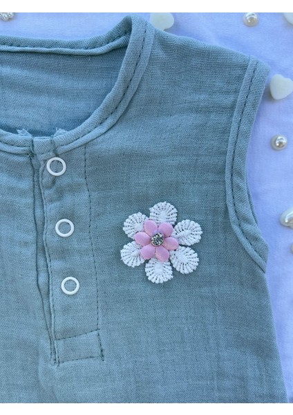 %100 Pamuk Müslin Çiçekli Bebek Tulum & Yazlık Müslin Romper fiyatları