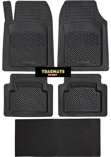 Dodge Ram 1500 2019-2020-2021-2022-2023-2024-2025 Kesilebilir, Evrensel, Yumuşak, Orjinal Oto Paspas Siyah, Kauçuk/pvc Araba Paspası