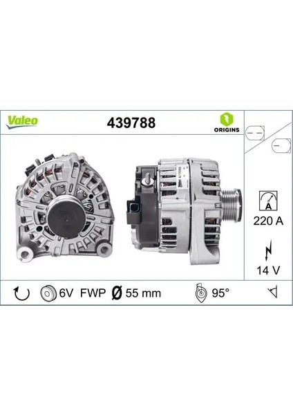 Alternator Sarj Dınamosu Bmw F20 F30 N47 14V 220A