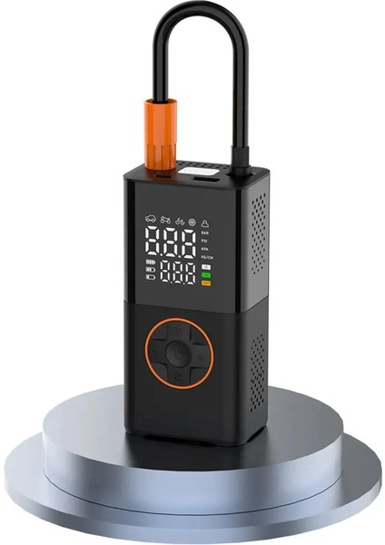 Enshal Yeni 3600 Mah Şarjlı Hava Pompası Araç Lastik, Bisiklet, Top Şişirme Oto Hava Kompresörü