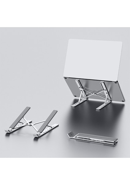 RHO-M21 Dizüstü Laptop ve Notebook Standı Çok Fonksiyonlu 5 Kademeli Alüminyum Alaşım Gümüş fırsatları