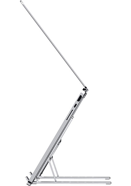 RHO-M21 Dizüstü Laptop ve Notebook Standı Çok Fonksiyonlu 5 Kademeli Alüminyum Alaşım Gümüş
