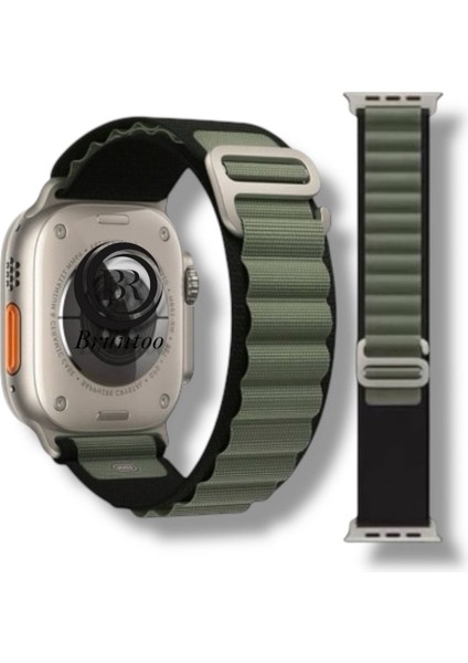 Apple Watch Series Ultra 10/9/8/7/6/5/4/se/3/2/1 49MM-46MM-45MM-44MM-42MM Uyumlu Alpine Loop Kordon