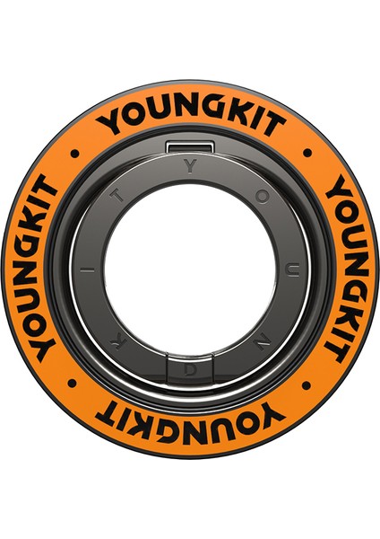 Parmak Ring Stand Magnetik 360 Derece Dönebilen Double Ring Serisi Turuncu fiyatları