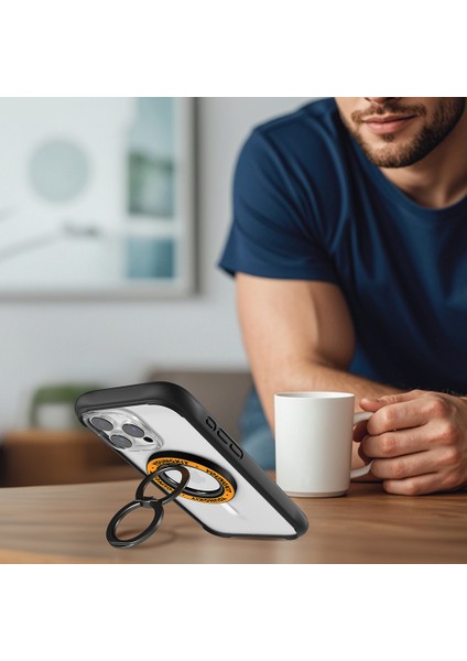 Parmak Ring Stand Magnetik 360 Derece Dönebilen Double Ring Serisi Turuncu indirimleri