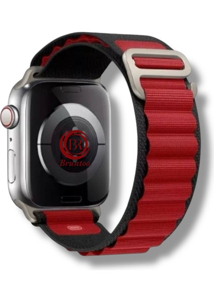 Apple Watch Series Ultra 10/9/8/7/6/5/4/se/3/2/1 49MM-46MM-45MM-44MM-42MM Uyumlu Alpine Loop Kordon