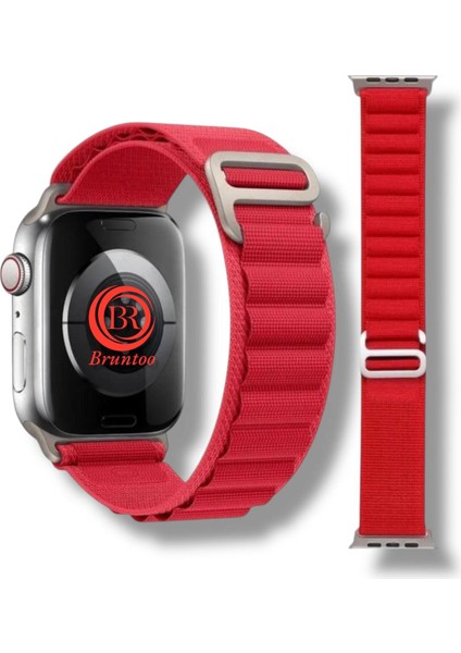 Apple Watch Series Ultra 10/9/8/7/6/5/4/se/3/2/1 49MM-46MM-45MM-44MM-42MM Uyumlu Alpine Loop Kordon