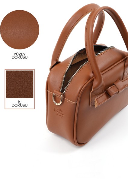 Taba SHK217 Fiyonklu Suni Deri, Tek Bölmeli, Fermuarlı,kolon Askılı, El, Kol ve Omuz Çantası indirimleri