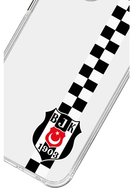iPhone 12 Uyumlu Beşiktaş Dama Şerit Arma Şeffaf Lisanslı Telefon Kılıfı modelleri