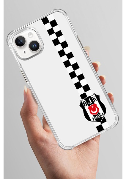 iPhone 12 Uyumlu Beşiktaş Dama Şerit Arma Şeffaf Lisanslı Telefon Kılıfı fırsatları