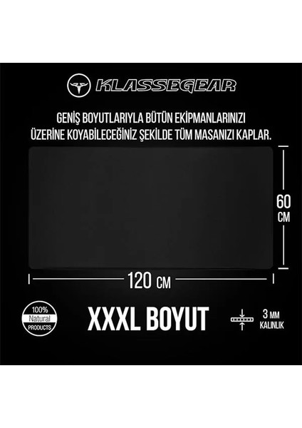 Pro Black Edition - Dikişli Kenar 70X30, 90X40, 100X50 ve 120X60 cm Oyuncu Gaming Mouse Pad fiyatları