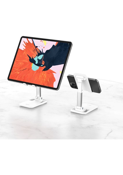 RHO-M10 Ayarlanabilir Katlanabilir 90 Derece Dönebilen Telefon ve Tablet Standı indirimleri