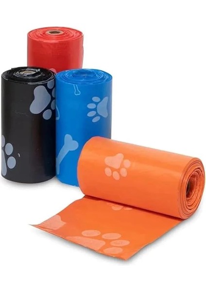 4 Adet Köpek Bakım Kaka Poşeti Köpek Kaka Poşeti Dışkı Torbası,kaka Almak Için