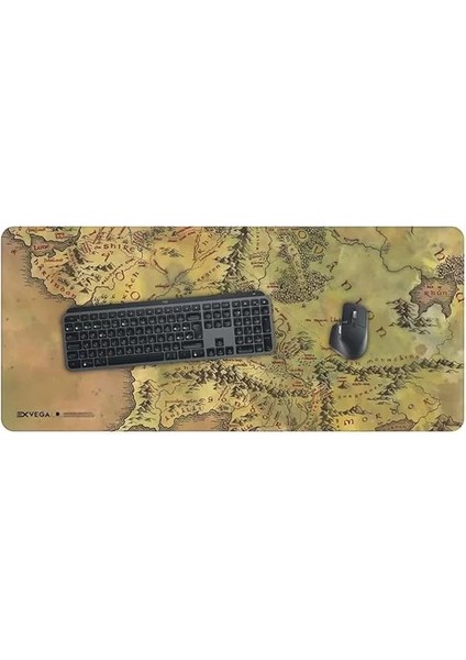 Xxl Profesyonel Mouse Pad 90X40 (Midd Earth Map, The Lord Of The Rings: The Fellowship Of The fiyatları