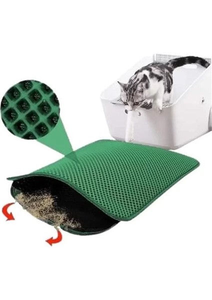 Tuvaleti Önü Elekli Kumu Paspası 60 x 40 cm