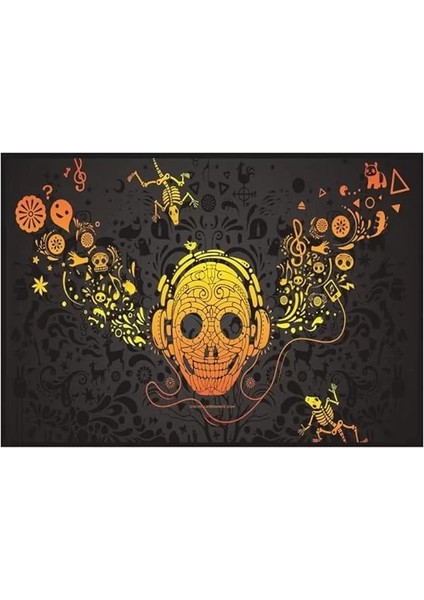 Skull Media Gaming Oyuncu Mouse Pad