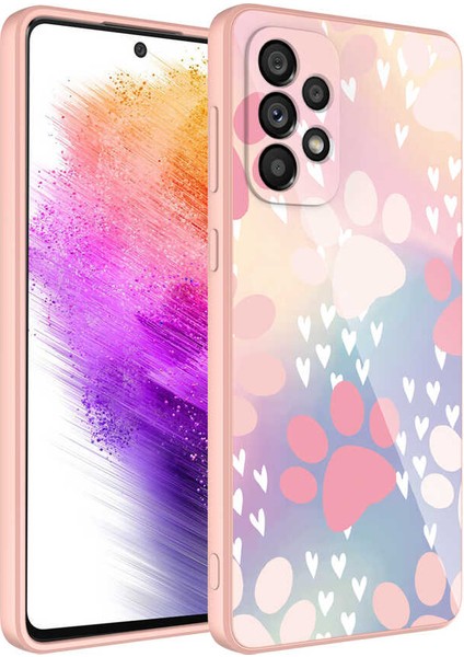 Galaxy A33 5g Kılıf Kamera Korumalı Desenli Sert Silikon Cppl Epoksi Kapak-No4