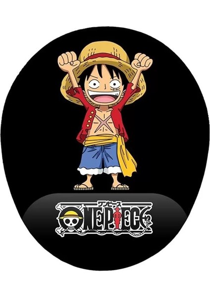 One Piece Luffy Bilek Destekli Mouse Pad