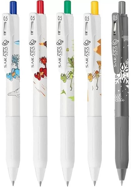 Sarasa Clip 0.5mm Jel Kalem Witch Serisi 5li Set fiyatları
