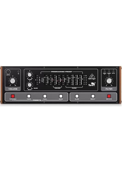 Toro Classic Analog Bass Sentezleyici, 2 Vco'lu, Ladder Filtreli ve Ön Ayarlı, Eurorack