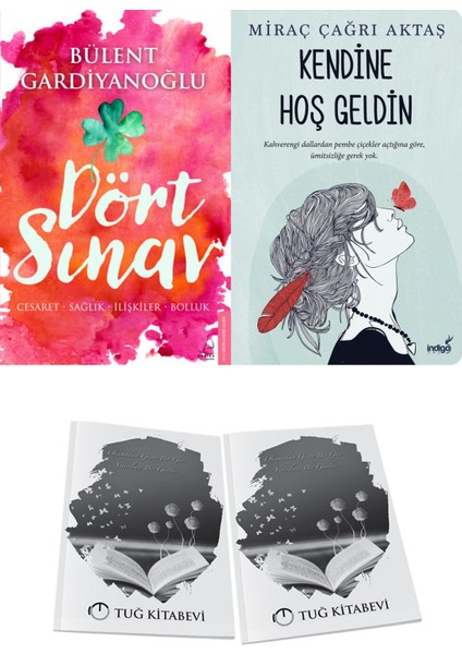 Dört Sınav: Cesaret-Sağlık-Ilişkiler-Bolluk ve Kendine Hoş Geldin + Hediyeli