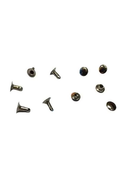 Rivet Perçin - 7mm, Nikel, 1000 Adet
