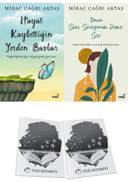 Hayat Kaybettiğin Yerden Başlar ve Bana Seni Seviyorum Deme Sev + Hediyeli