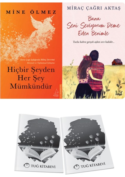 Hiçbir Şeyden Her Şey Mümkündür ve Bana Seni Seviyorum Deme Evlen Benimle + Hediyeli