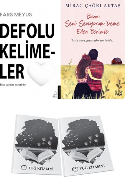 Defolu Kelimeler ve Bana Seni Seviyorum Deme Evlen Benimle + Hediyeli