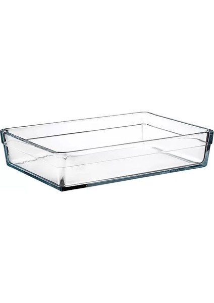 Borcam Premium Dikdörtgen Tepsi, 20 cm x 29 Cm, Şeffaf, 2.5 Litre fiyatları