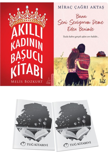Akıllı Kadının Başucu Kitabı ve Bana Seni Seviyorum Deme Evlen Benimle + Hediyeli