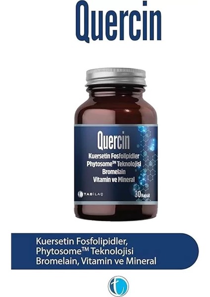 Quertecin Fitozomal Kuersetin Bromelain 60 Kapsül fiyatları