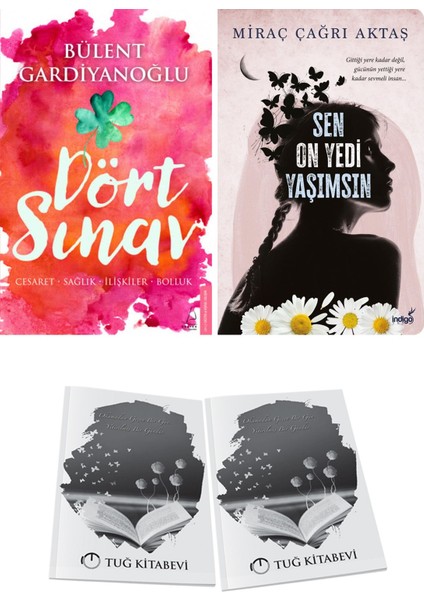 Dört Sınav: Cesaret-Sağlık-Ilişkiler-Bolluk ve Sen On Yedi Yaşımsın + Hediyeli