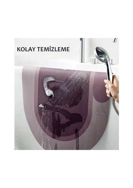 Özel Sihirli Su Emici Banyo Paspası Kaymaz Tabanlı Abdest Paspası 3,5 mm 40X60 modelleri