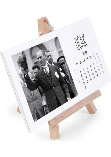 Atatürk Fotoğraflı 2026 Takvim Şövale Masa Takvimi fiyatları