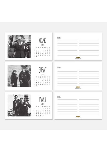 Atatürk Fotoğraflı 2026 Takvim Şövale Masa Takvimi fırsatları