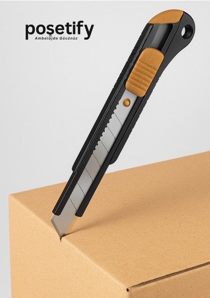 18 mm Otomatik Kilitli Maket Bıçağı – Çevre Dostu ve Ergonomik Tasarım fırsatları