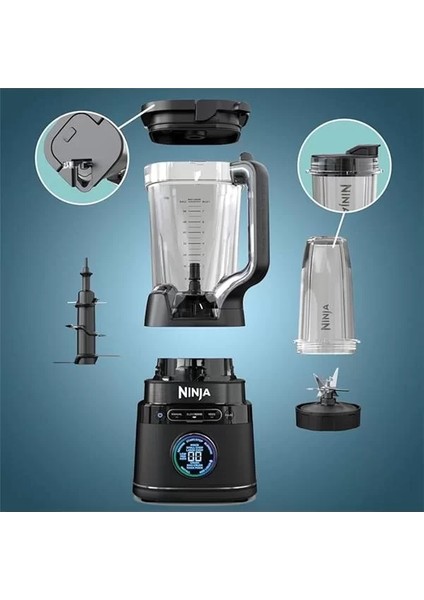 Detect Duo Blendsense, Blender ve Smoothie Maker, 2'si 1 Arada Mikser, 1200 W, 2.1 L Sürahi ve fiyatları