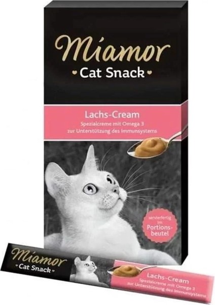 Miamor Cream Somonlu Kedi̇ Ödülü 6X15 G